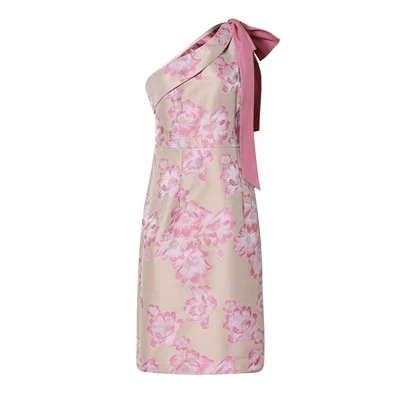 Asymmetric Neckline Hnav Nrog Hneev